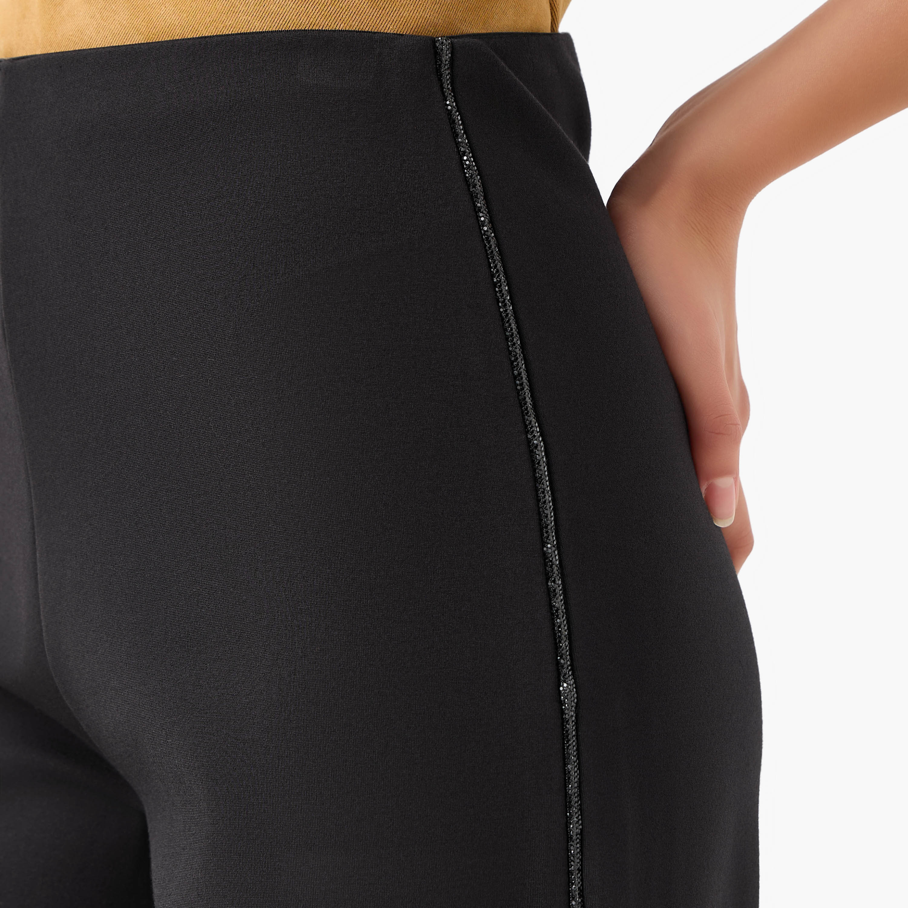 Cropped Wide-Leg Trousers with Studded Tape Detail-women-clothing-bottoms-trousers-image-5
