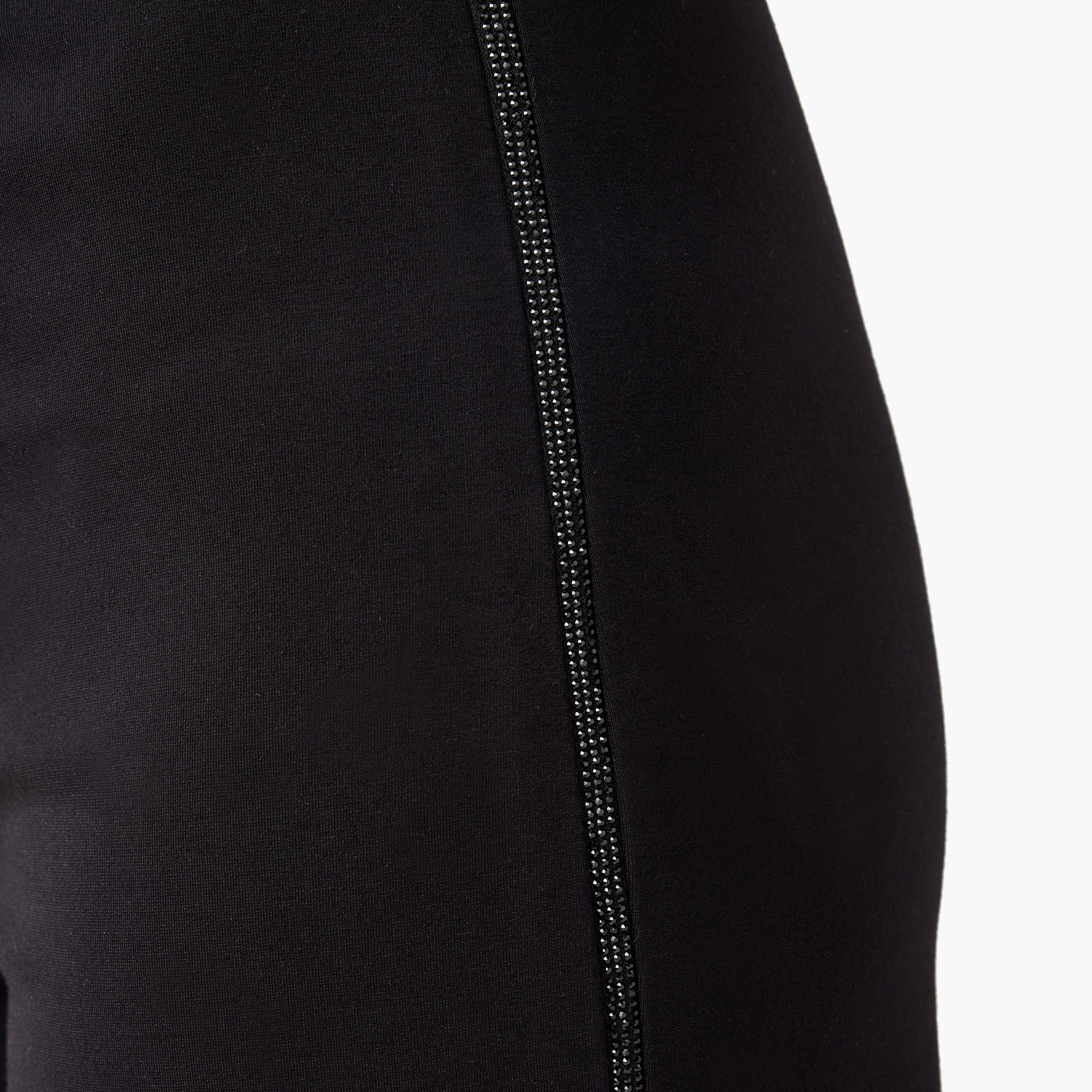 Wide Leg Pants with Rhinestone Embellishment-women-clothing-bottoms-trousers-image-6