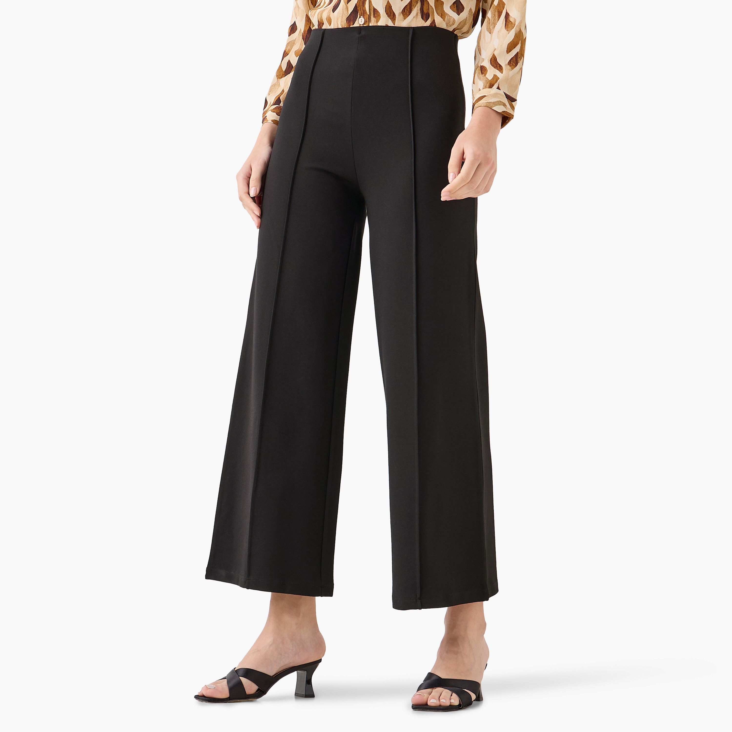 Ponte Pants with Seam Detail-women-clothing-bottoms-trousers-image-2