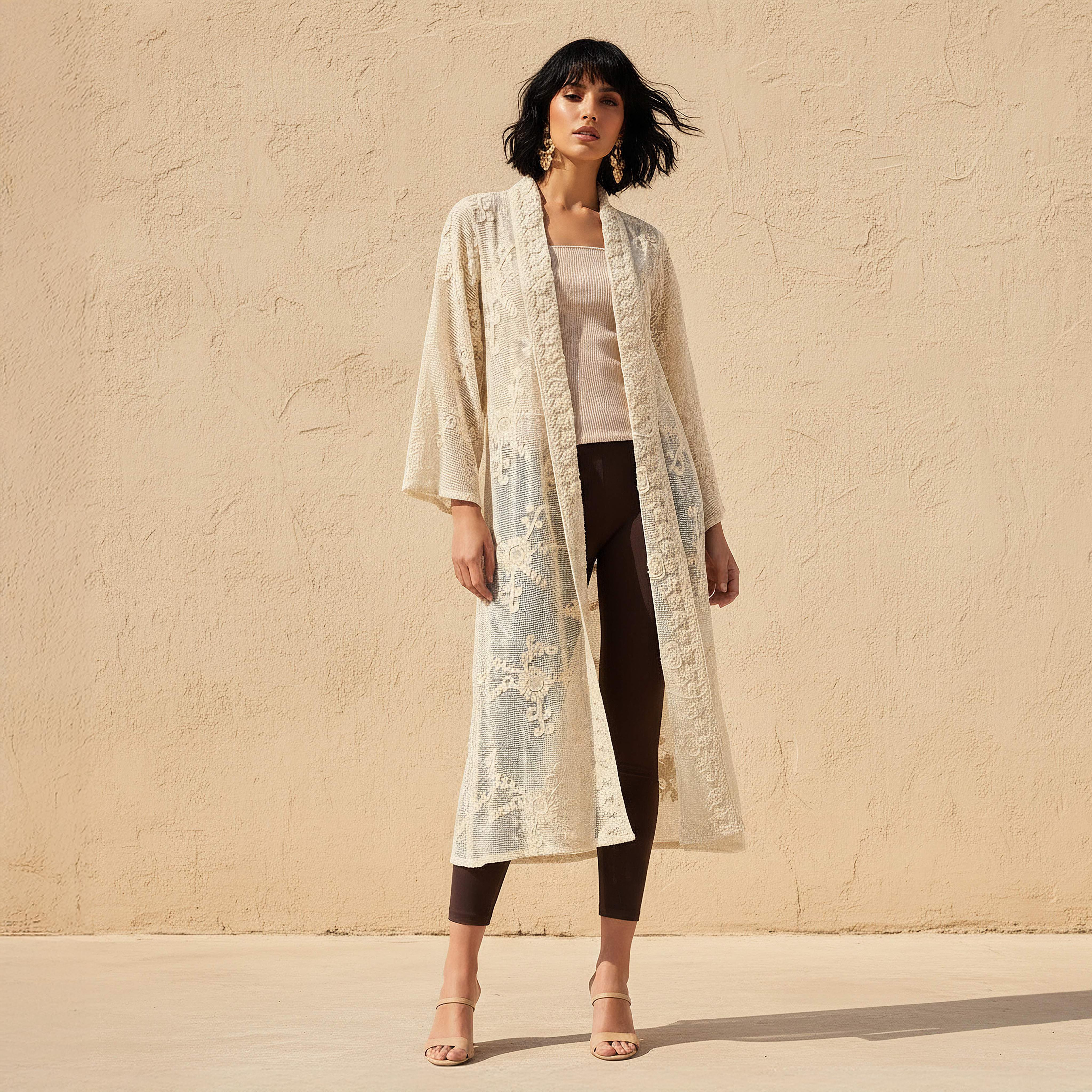 سترة شروج شبكية دانتيل زهور بمقدمة مفتوحة-women-clothing-shirtsandblouses-blouses-image-5