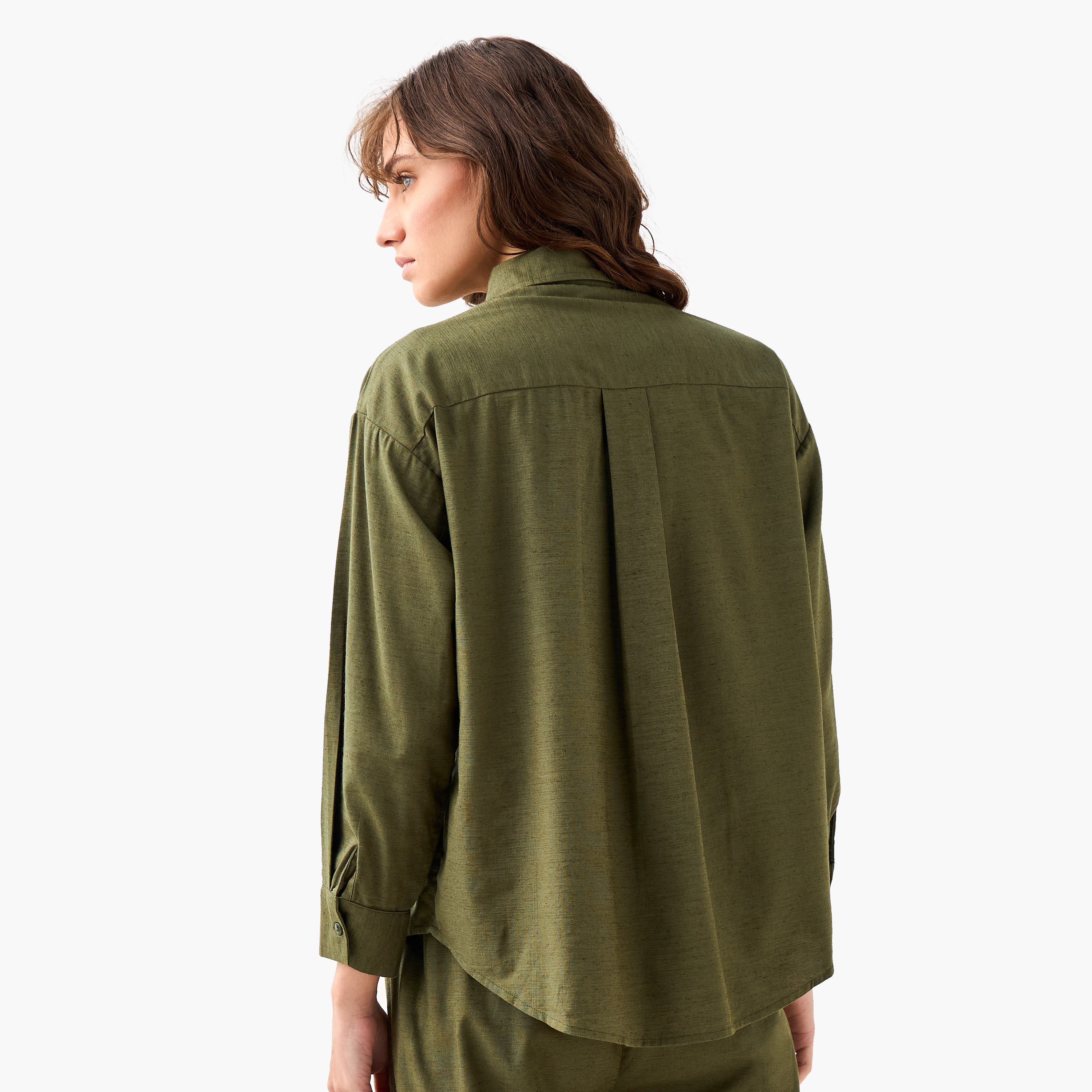 Shirt with Floral Embroidery and Embellishment-women-clothing-shirtsandblouses-shirts-image-4