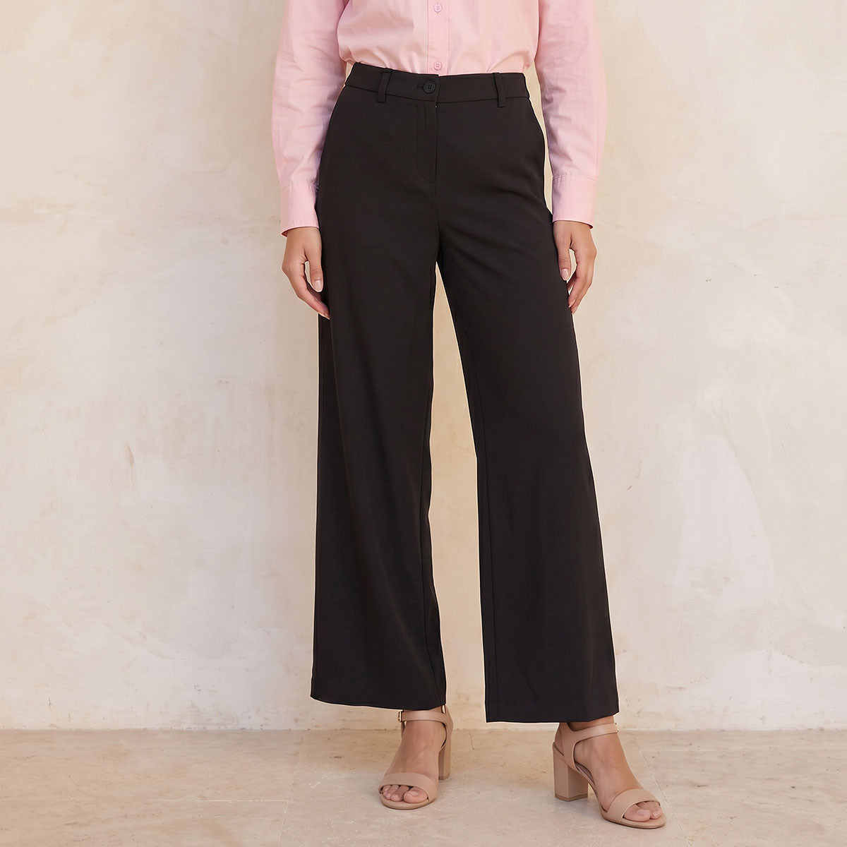 بنطلون بقصّة مستقيمة من سبلاش سمارت-women-clothing-trousers-image-1