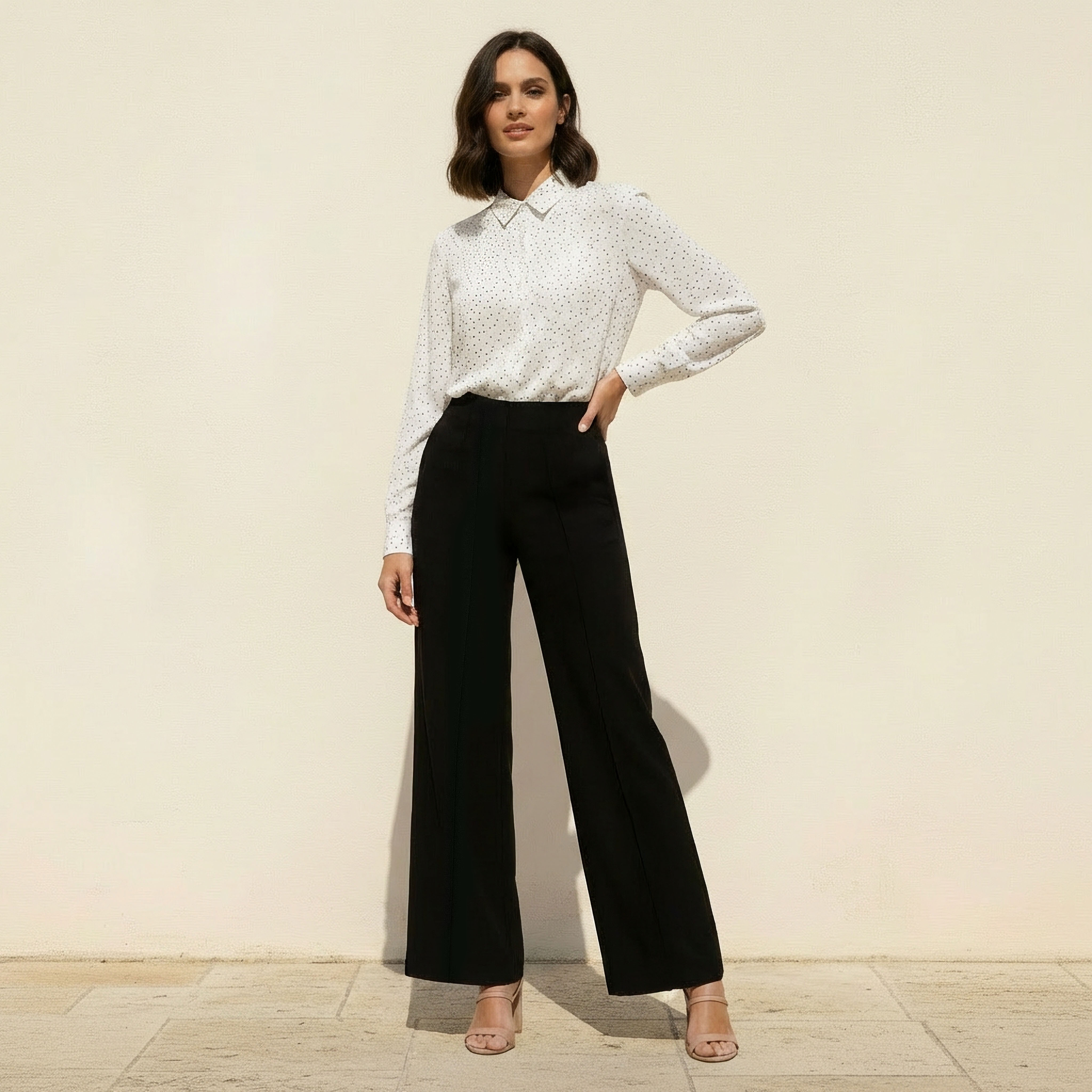 Full Length Ponte Wide-Leg Pants-women-clothing-bottoms-trousers-image-3