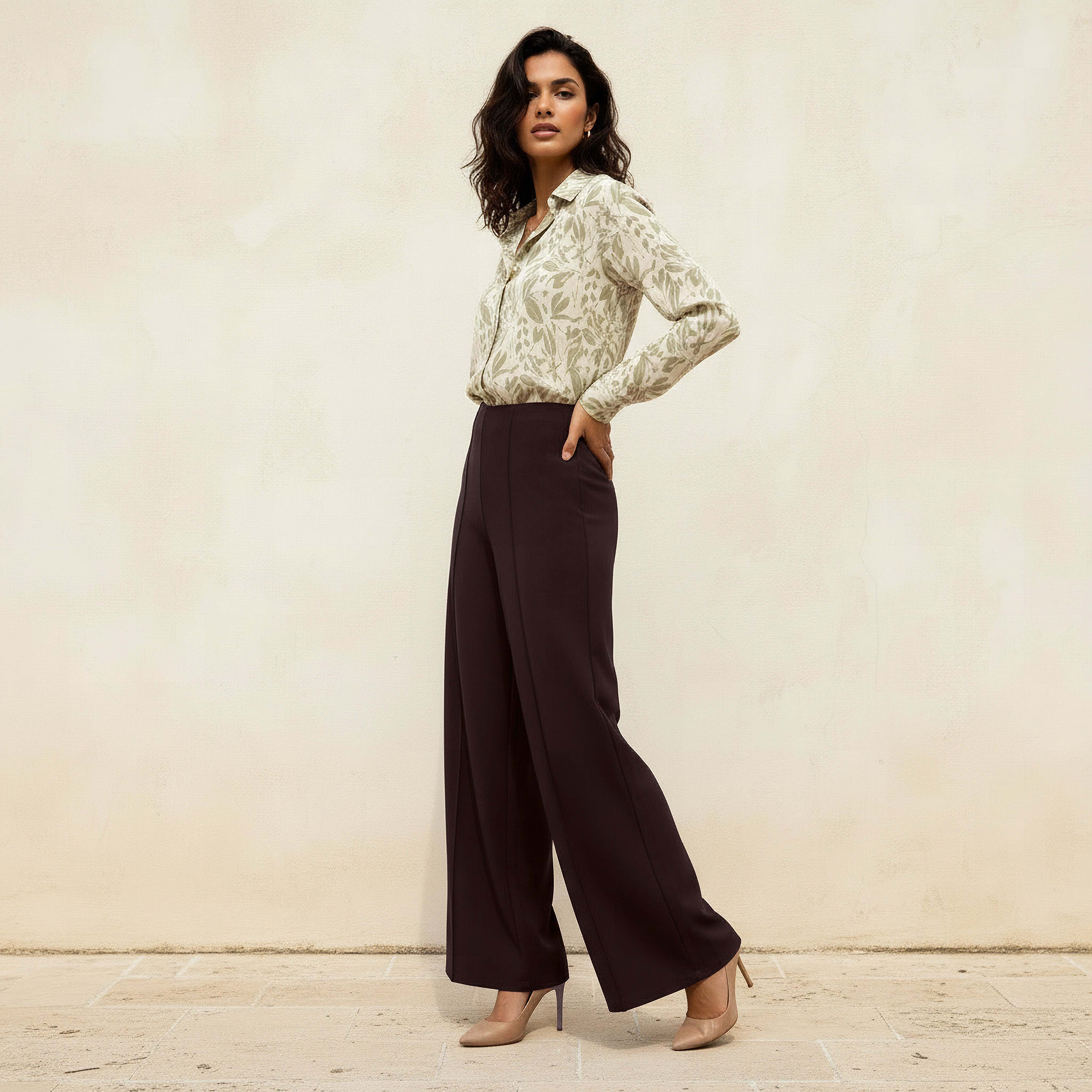 Full Length Ponte Wide-Leg Pants-women-clothing-bottoms-trousers-image-3