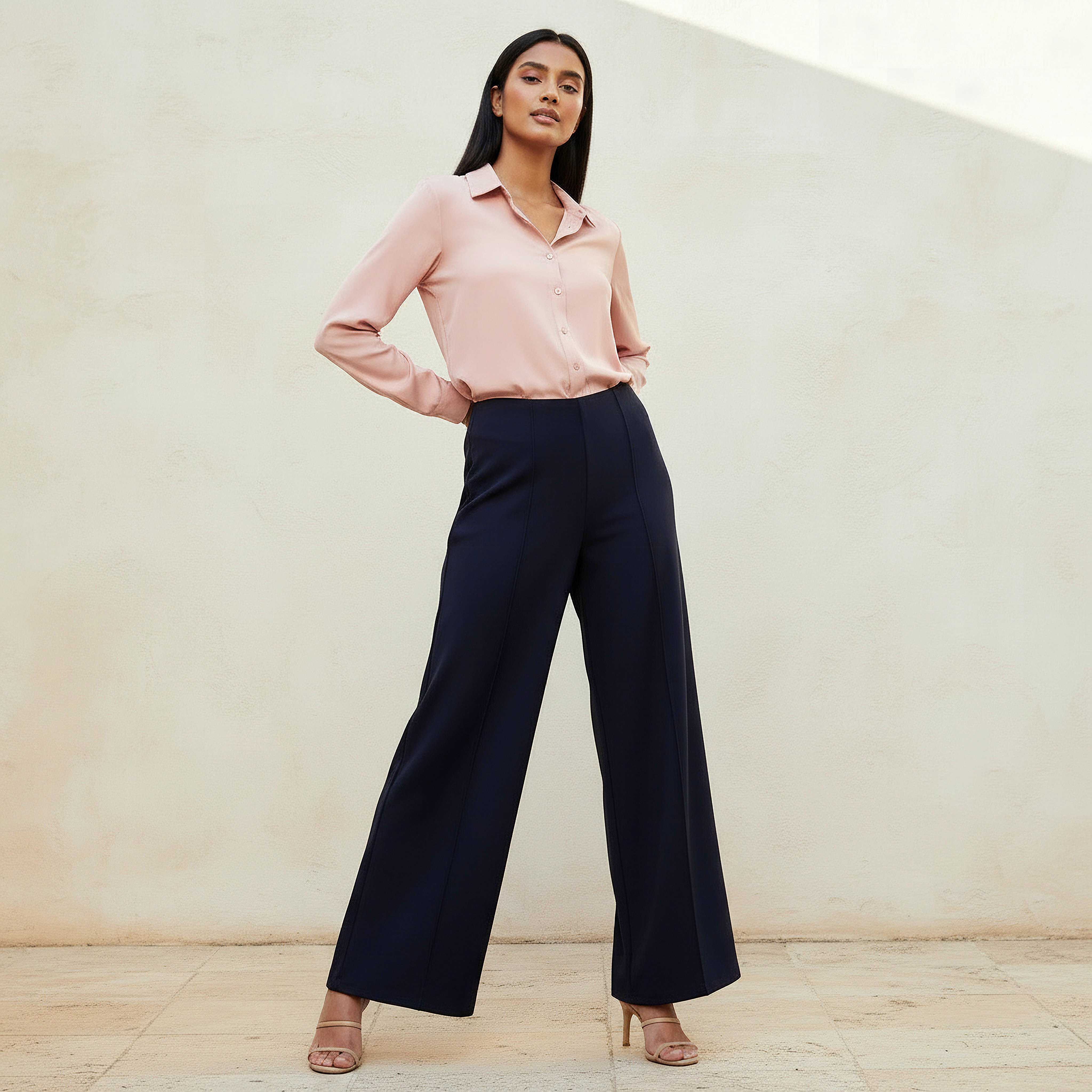 Full Length Ponte Wide-Leg Pants-women-clothing-bottoms-trousers-image-3
