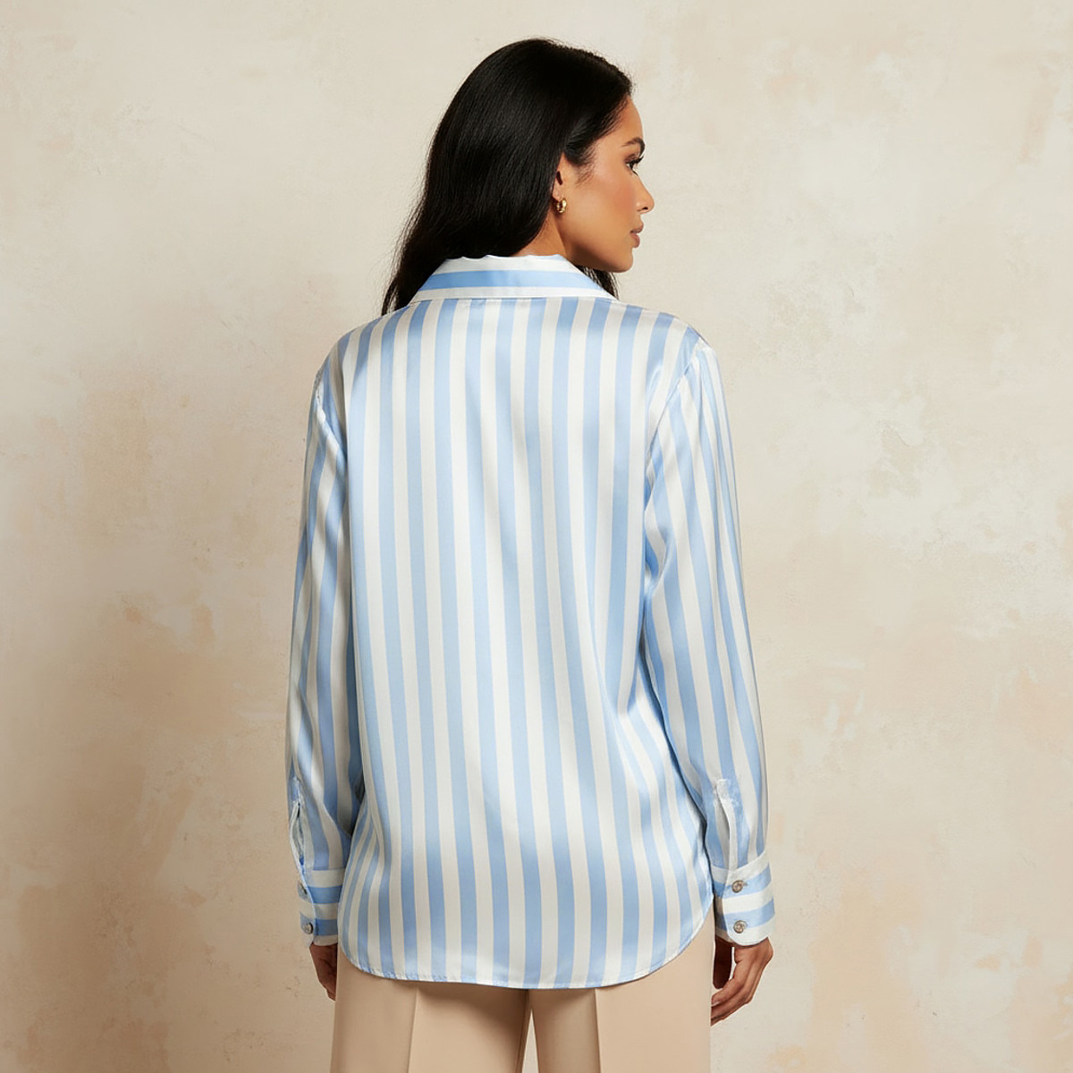 Splash Smart Satin Shirt with Stripes-women-clothing-shirtsandblouses-shirts-image-4
