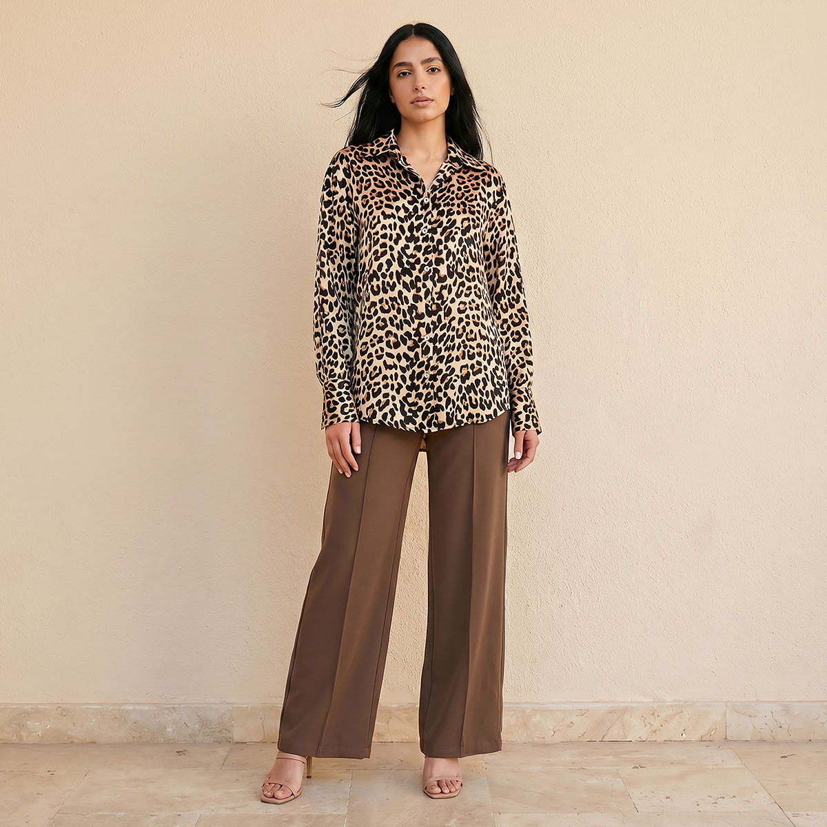 Splash Smart Satin Shirt with Animal Print-women-clothing-shirtsandblouses-shirts-image-3