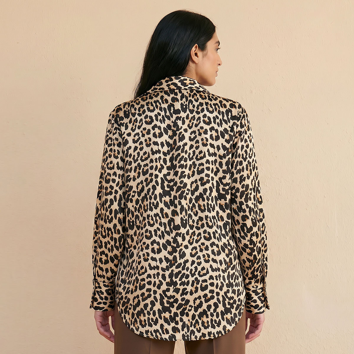 Splash Smart Satin Shirt with Animal Print-women-clothing-shirtsandblouses-shirts-image-4