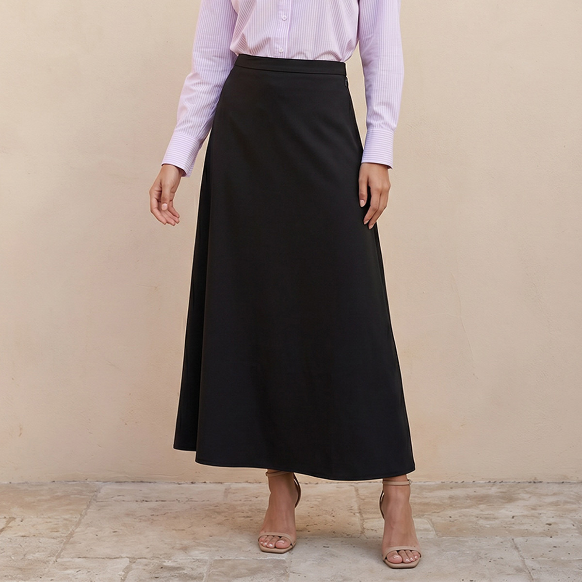 تنورة ماكسي إيه لاين من سبلاش سمارت-women-clothing-skirts-image-1