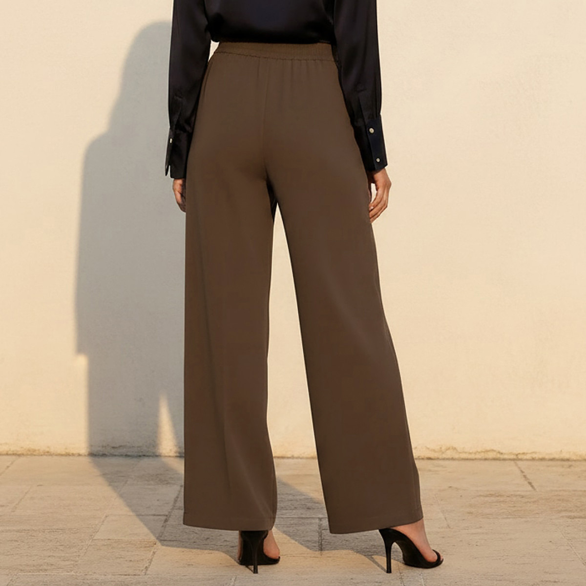 Splash Smart Straight Fit Crease Design Pants-women-clothing-bottoms-trousers-image-4