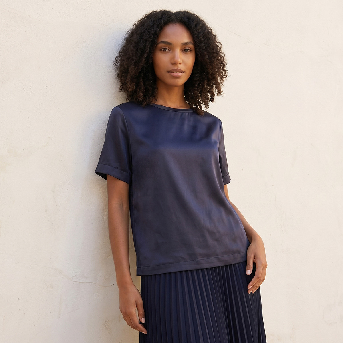 Splash Smart Crew Neck T-shirt-women-clothing-tshirts-image-1