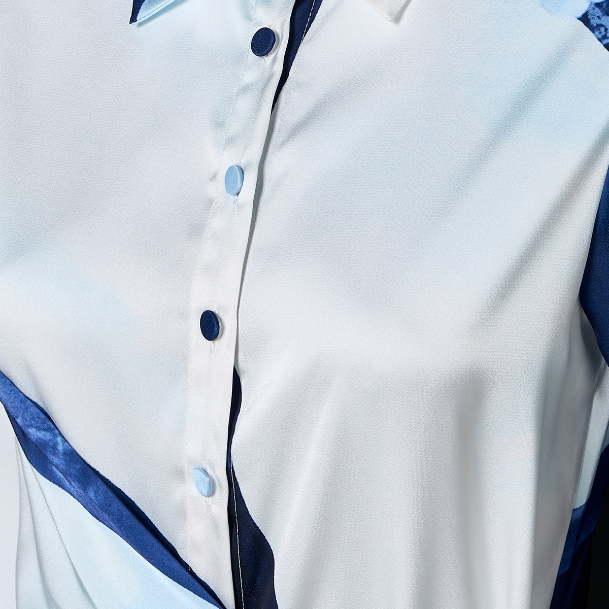 فستان قميص ملفوف بأربطة وطبعات للنساء-women-clothing-dresses-image-2