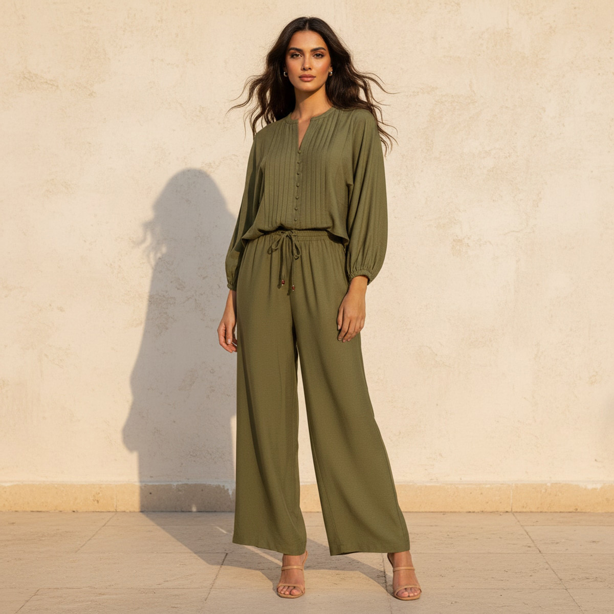 Linen Top with Pintucks-women-clothing-coordsets-image-3