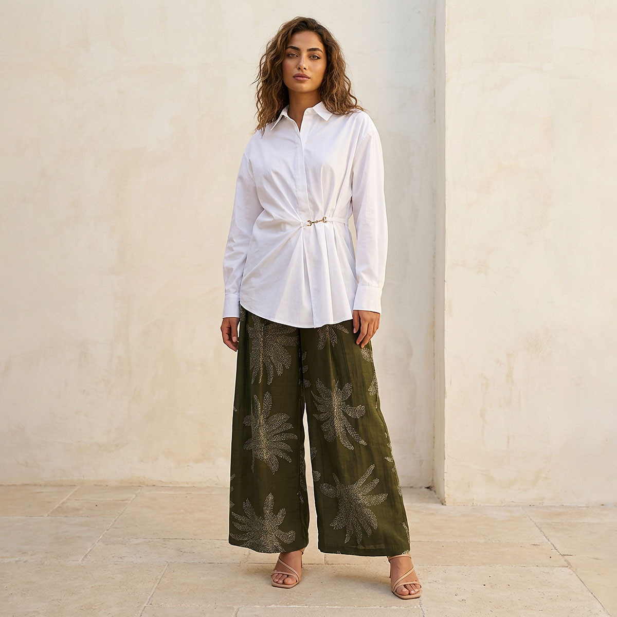 Cotton Shirt with Pleats-women-clothing-shirtsandblouses-shirts-image-3
