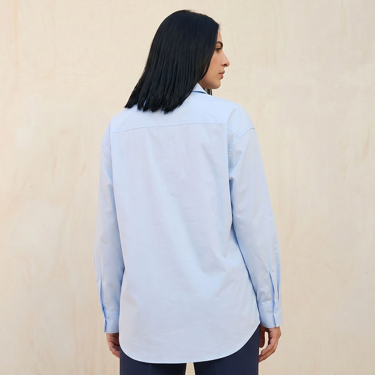 Cotton Shirt with Pleats-women-clothing-shirtsandblouses-shirts-image-4
