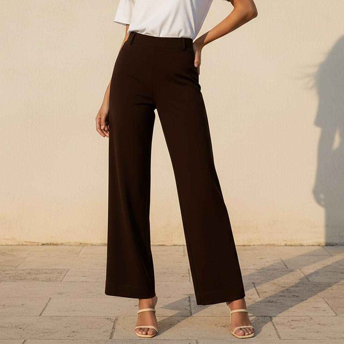 Splash Smart Full Length Ponte Wide Leg Pants-women-clothing-trousers-image-1