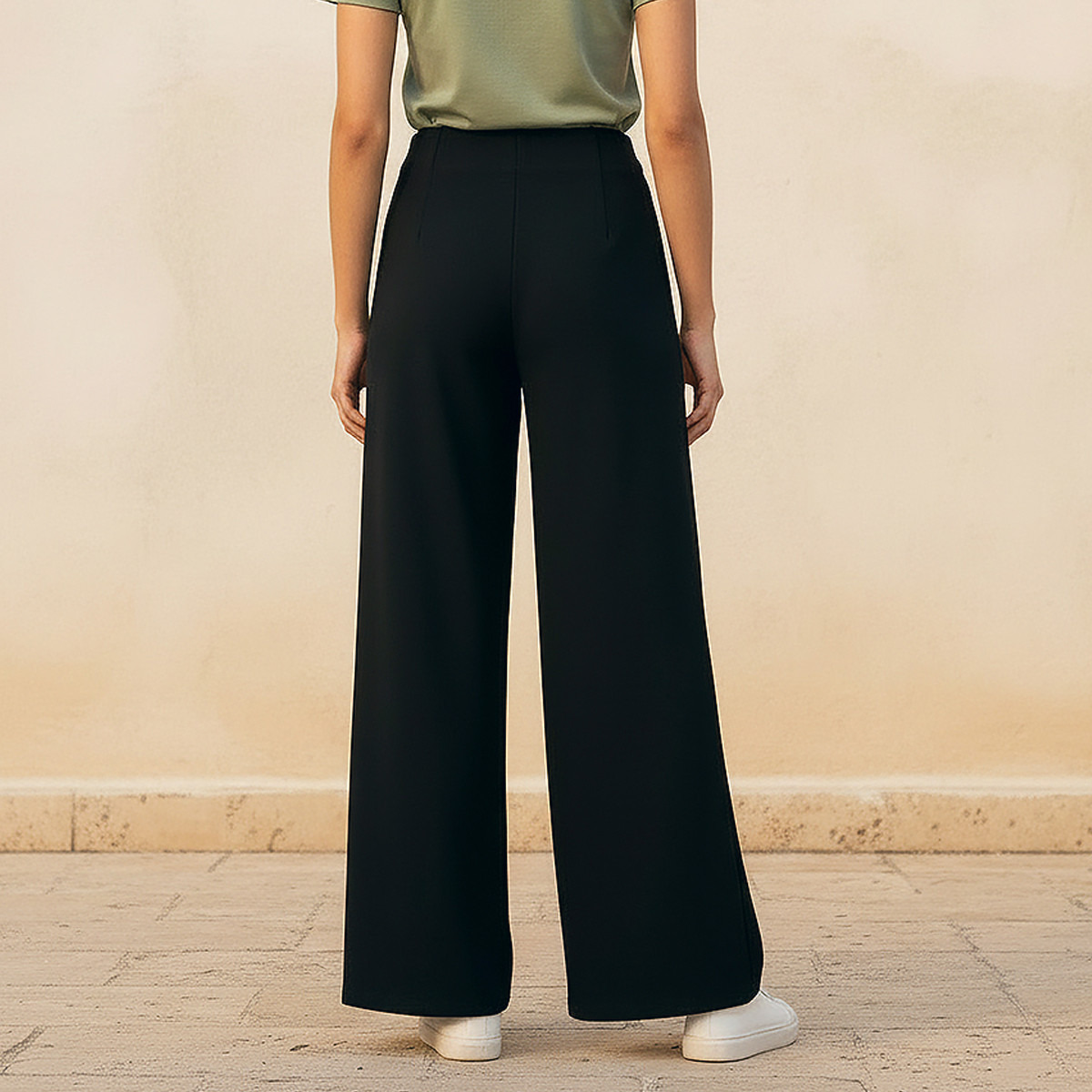 Splash Smart Full Length Ponte Wide Leg Pants-women-clothing-trousers-image-4