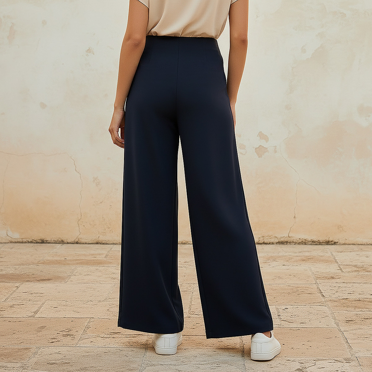 Splash Smart Full Length Ponte Wide Leg Pants-women-clothing-trousers-image-4