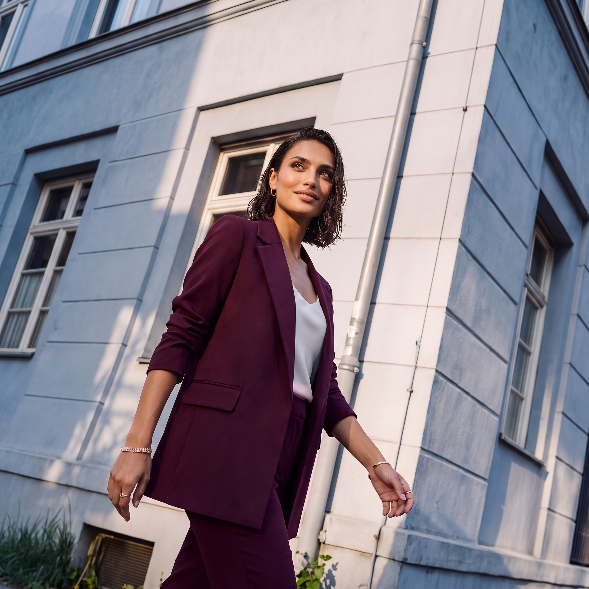 بليزر بياقة لابيل من سبلاش سمارت-women-clothing-coatsandjackets-blazers-image-2
