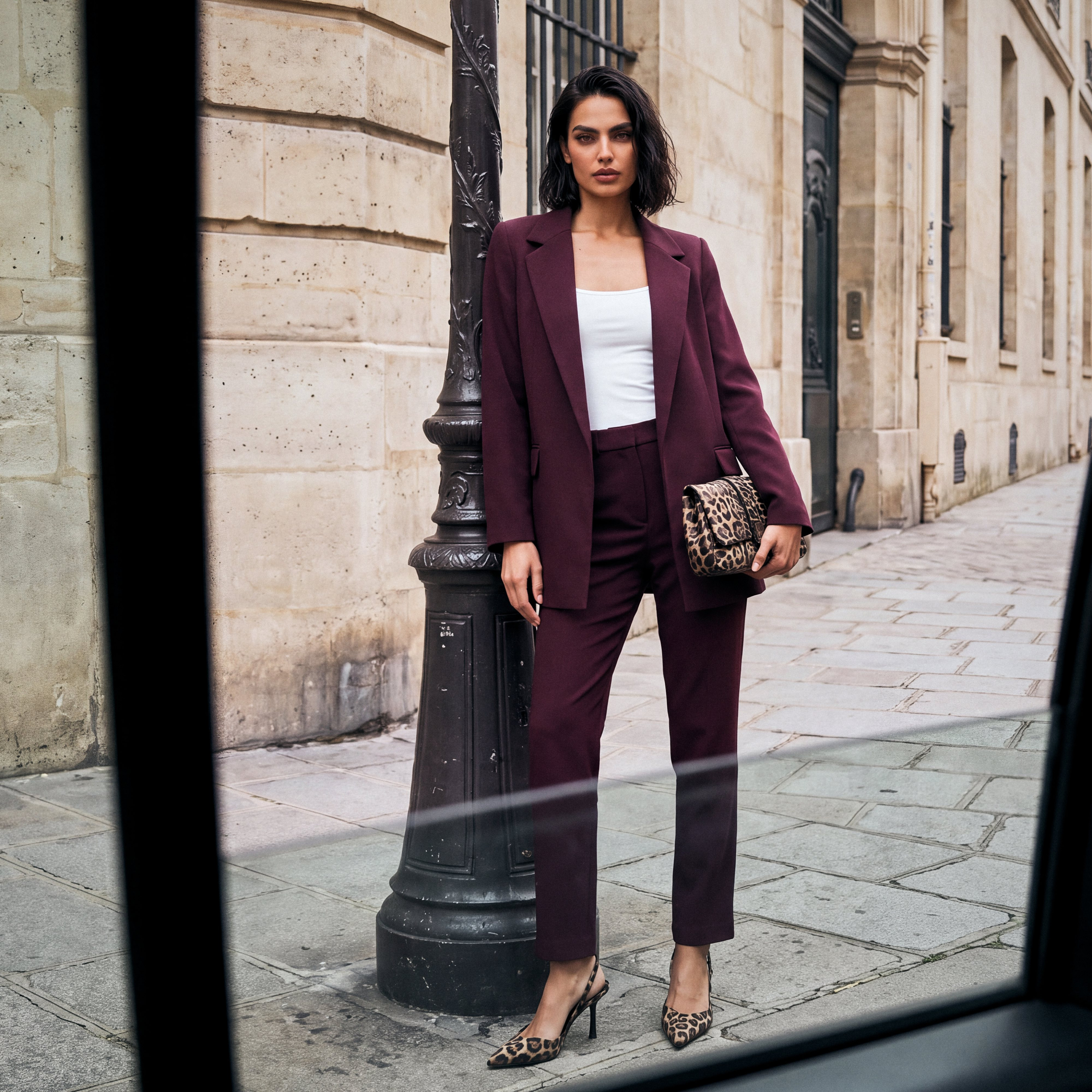 بليزر بياقة لابيل من سبلاش سمارت-women-clothing-coatsandjackets-blazers-image-1