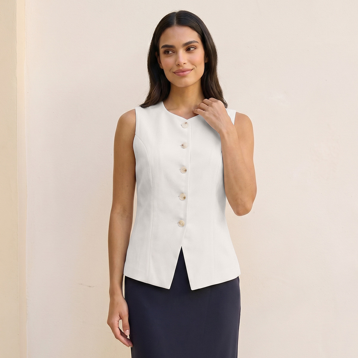 معطف قصير من سبلاش سمارت-women-winterwear-coatsandjackets-waistcoats-image-1