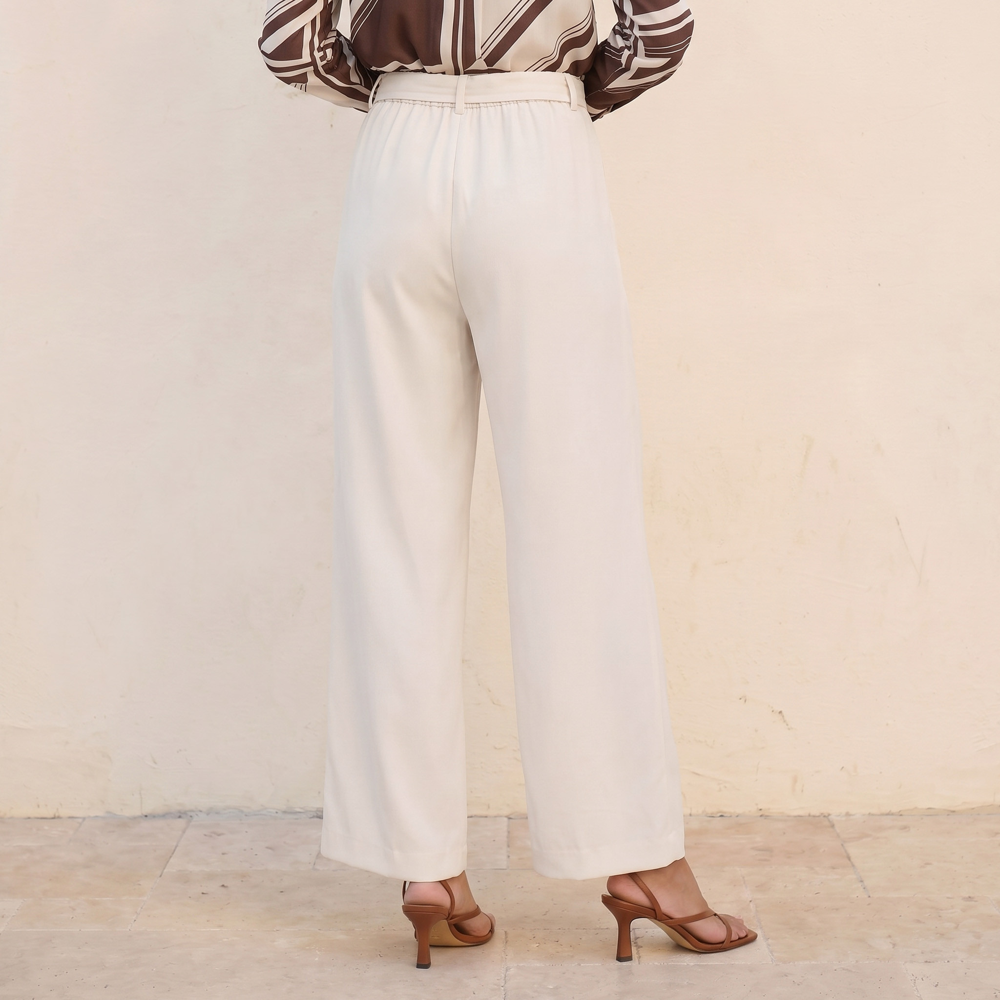 Splash Smart Straight Fit Trousers with Belt-women-clothing-trousers-image-4