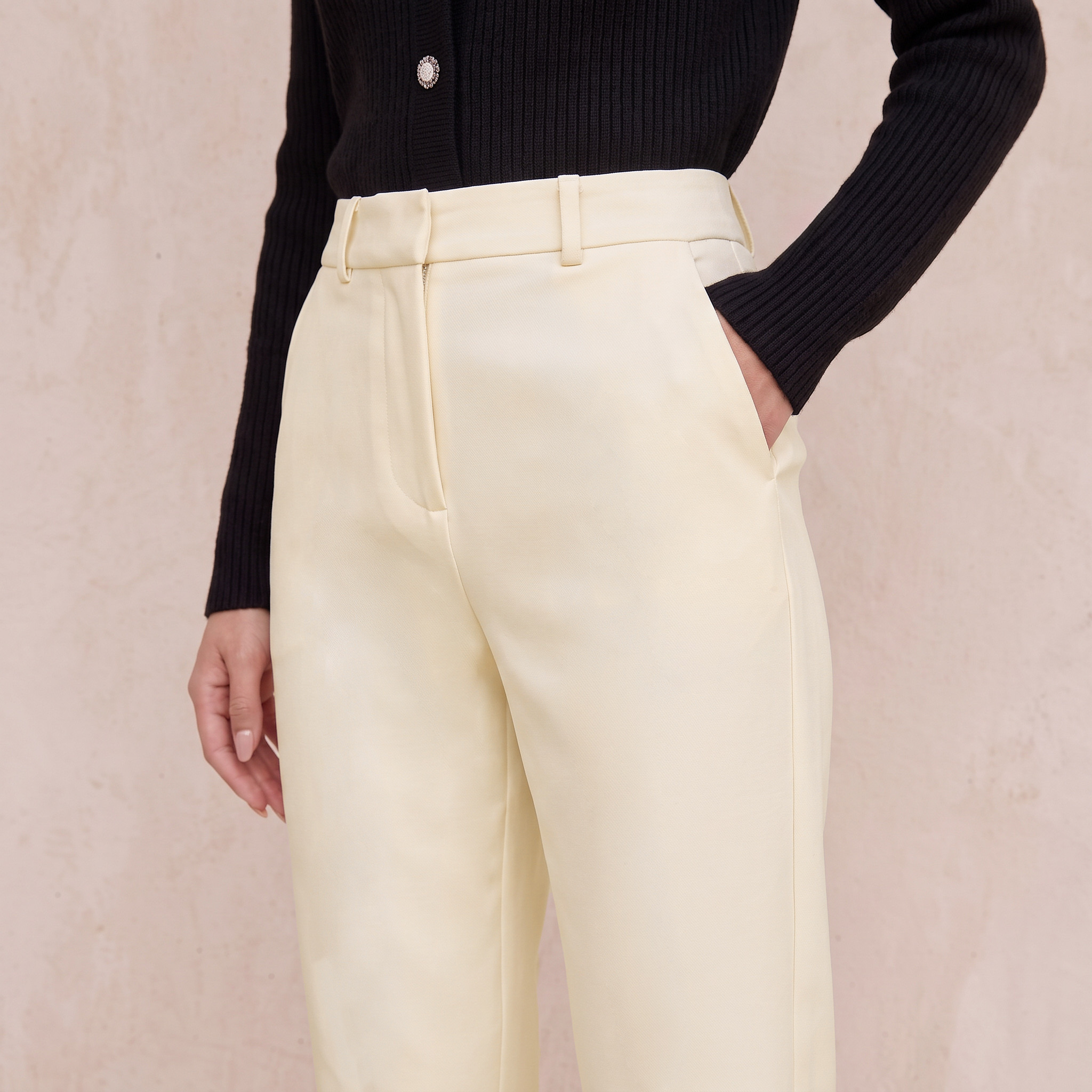 بنطلون بقصة ضيقة وجيوب من سمارت من سبلاش-women-clothing-trousers-image-4