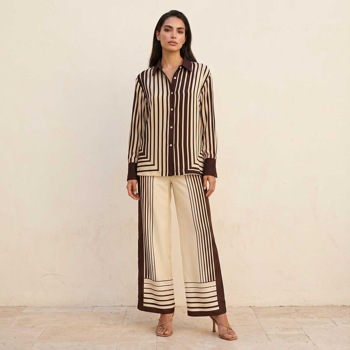 قميص مقلم من سبلاش سمارت-women-clothing-shirtsandblouses-shirts-image-3