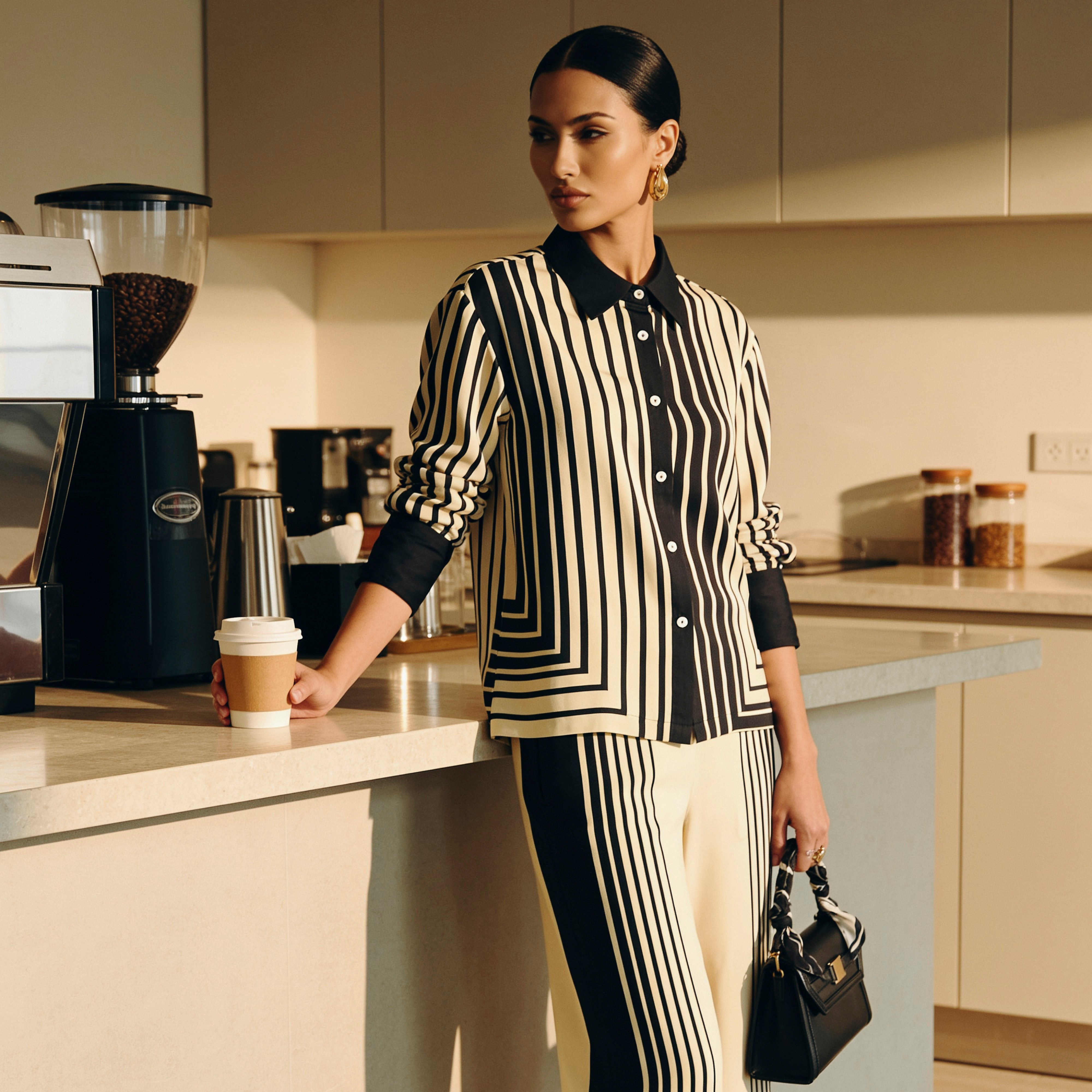قميص مقلّم من سبلاش سمارت-women-clothing-shirtsandblouses-shirts-image-1