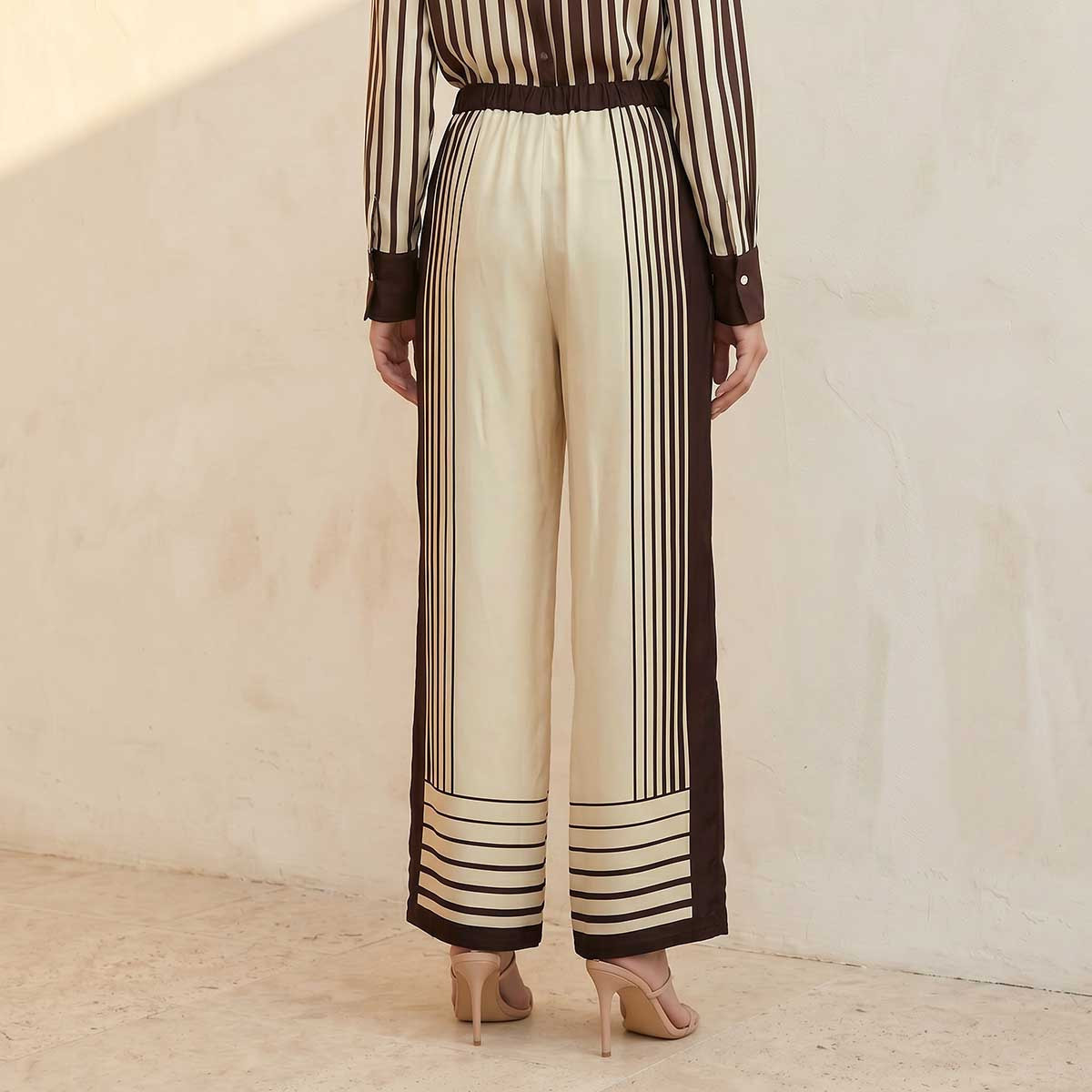 Splash Smart Striped Wide Leg Pants-women-clothing-trousers-image-4