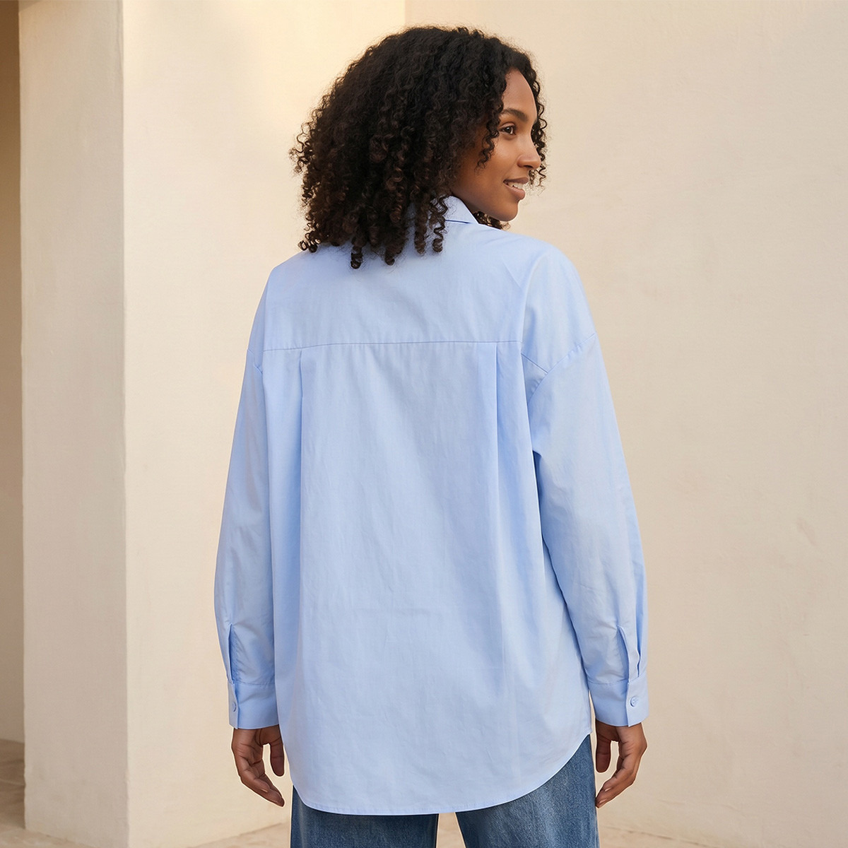 قميص فضفاض طويل من سبلاش سمارت-women-clothing-shirtsandblouses-shirts-image-4
