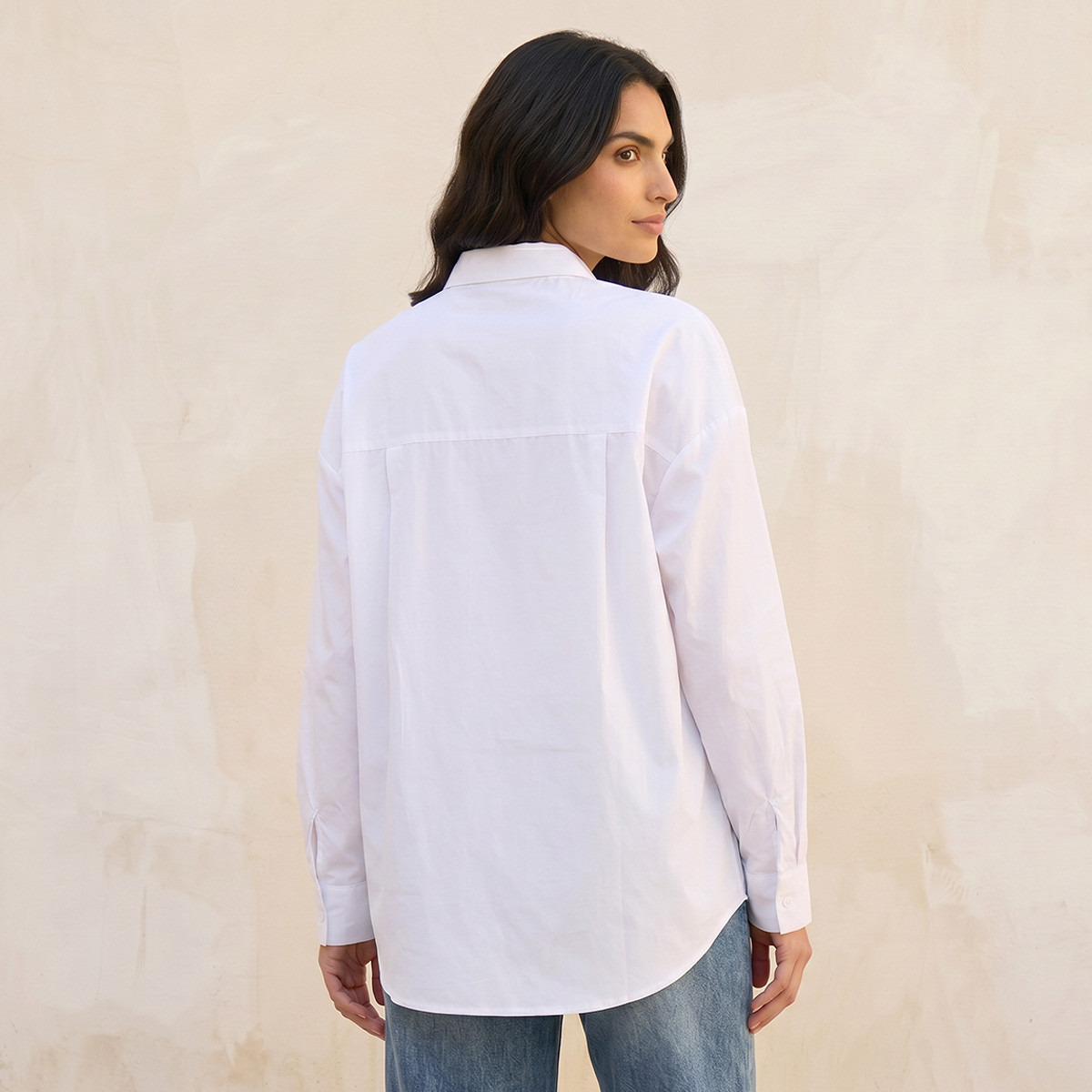 قميص فضفاض طويل من سبلاش سمارت-women-clothing-shirtsandblouses-shirts-image-4