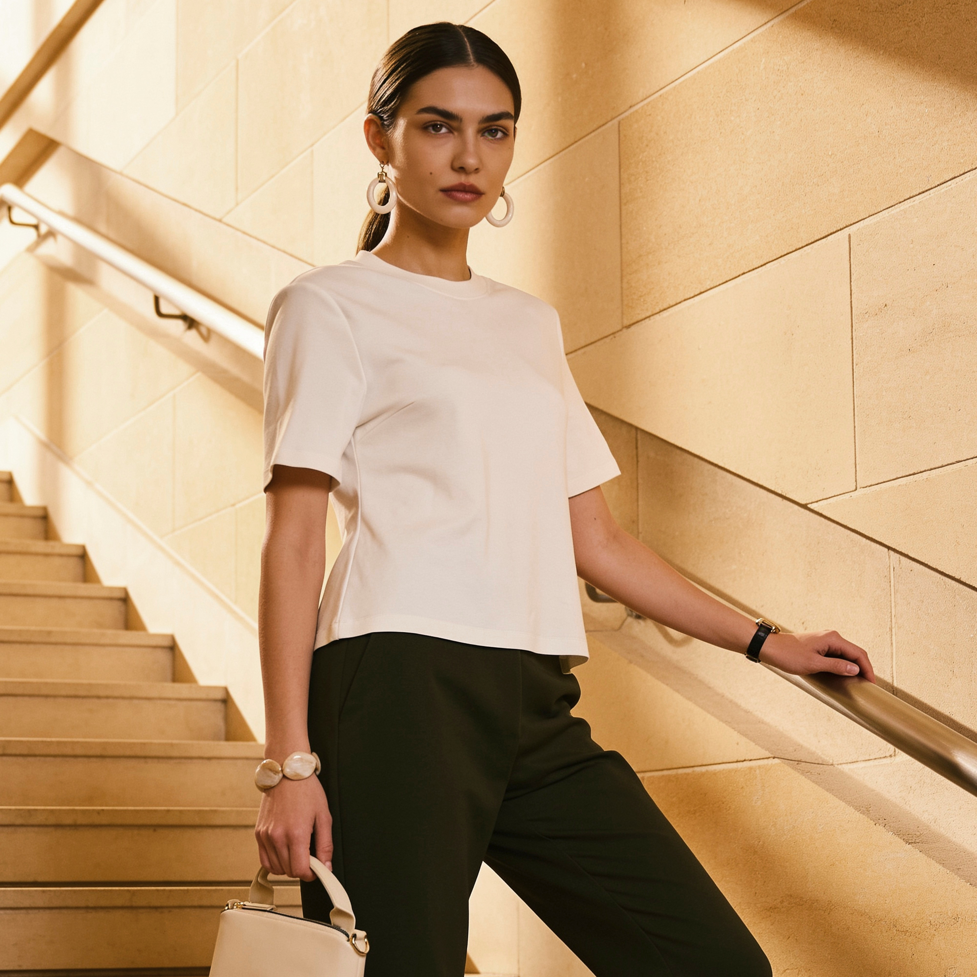 Splash Smart Regular Fit Cotton T-shirt-women-clothing-tshirts-image-1