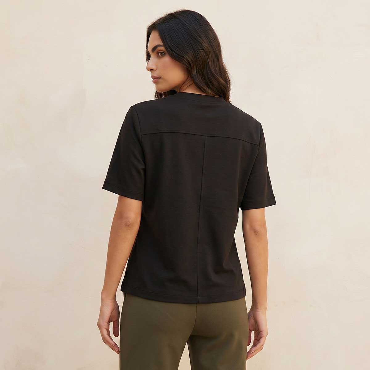Splash Smart Regular Fit Cotton T-shirt-women-clothing-tshirts-image-4