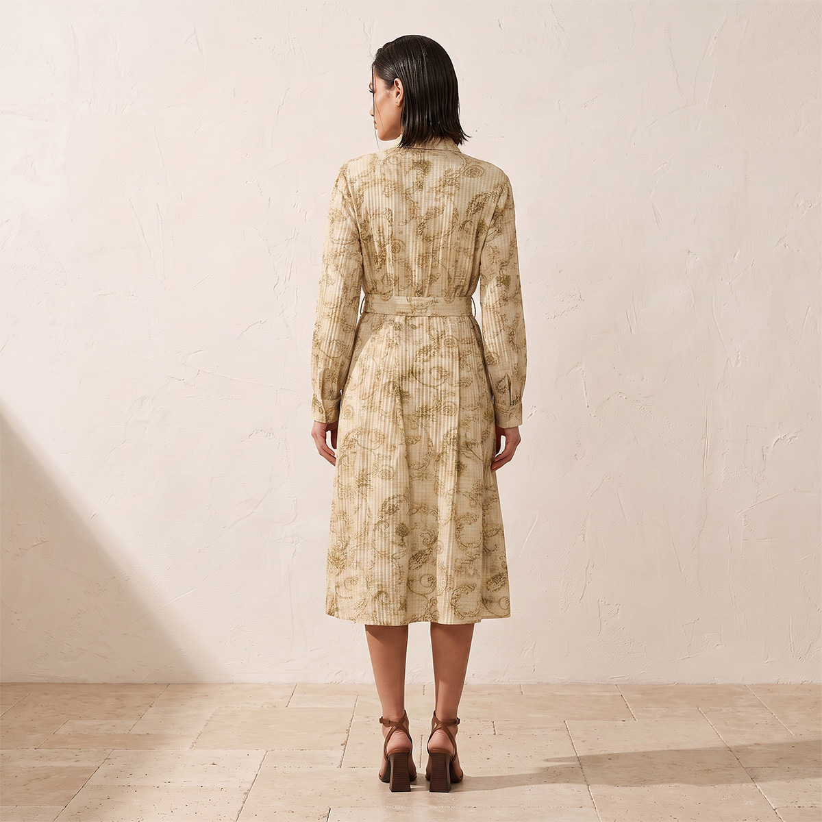 فستان قميص بحزام رباط من سبلاش سمارت-women-clothing-dresses-image-2