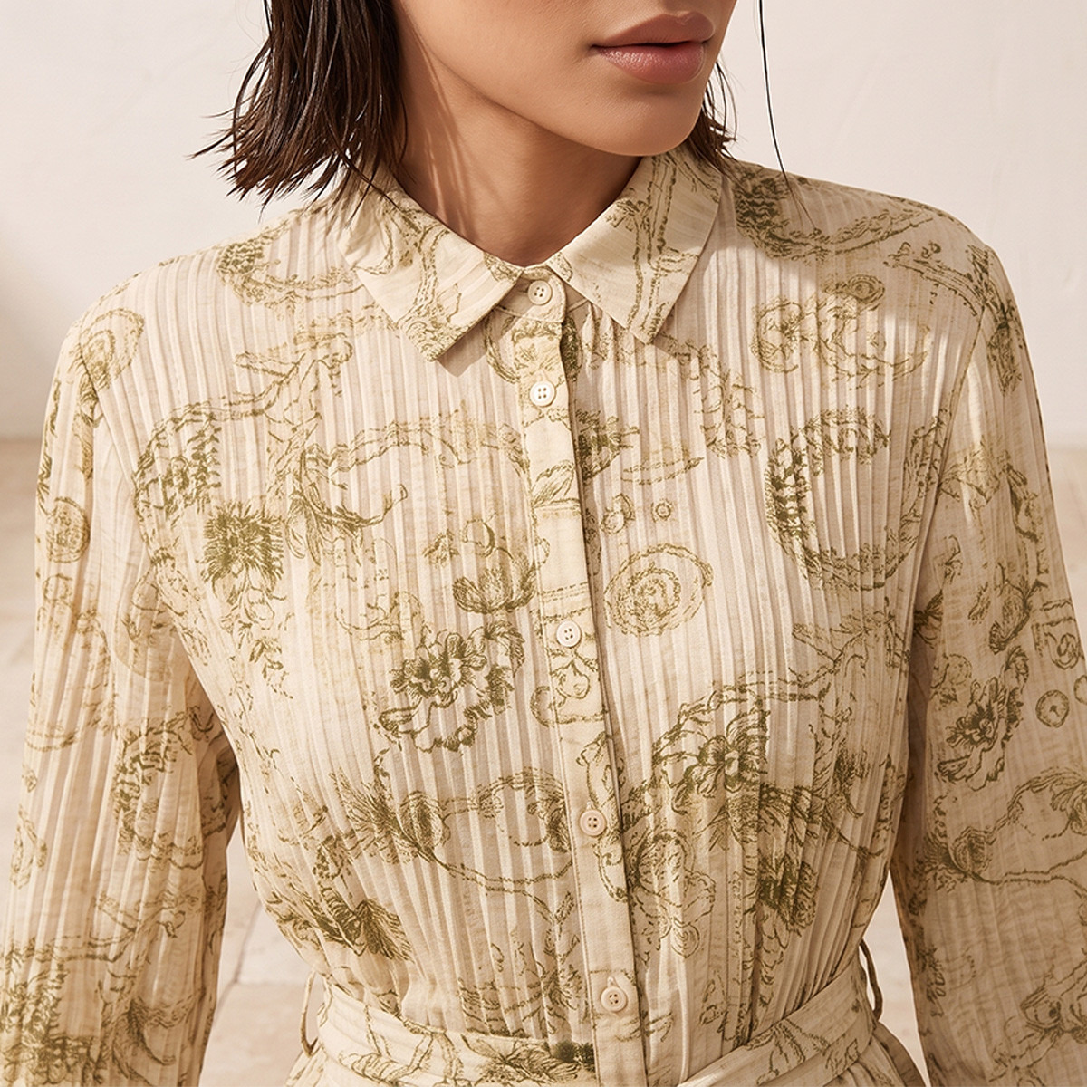 فستان قميص بحزام رباط من سبلاش سمارت-women-clothing-dresses-image-5