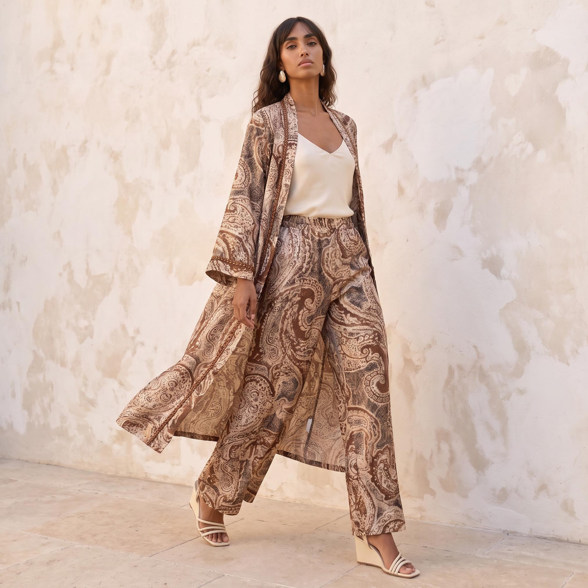 سترة طويلة مفتوحة من الأمام بقصّة مريحة وطبعات من سبلاش سمارت-women-clothing-shirtsandblouses-blouses-image-2