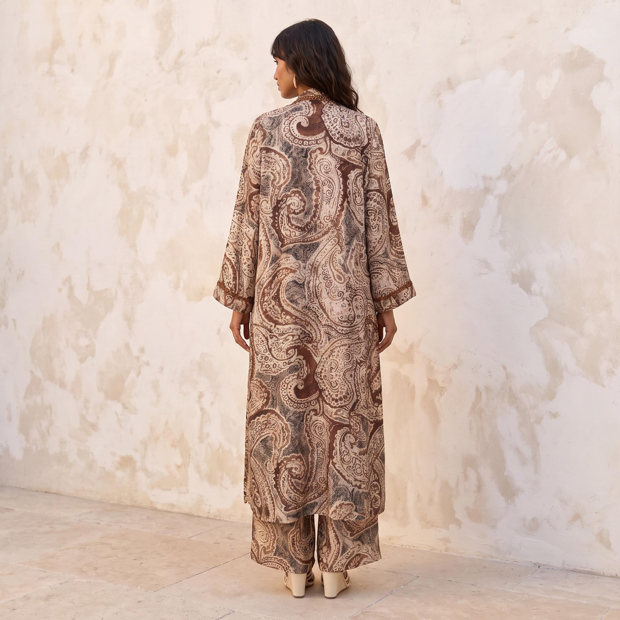 سترة طويلة مفتوحة من الأمام بقصّة مريحة وطبعات من سبلاش سمارت-women-clothing-shirtsandblouses-blouses-image-3