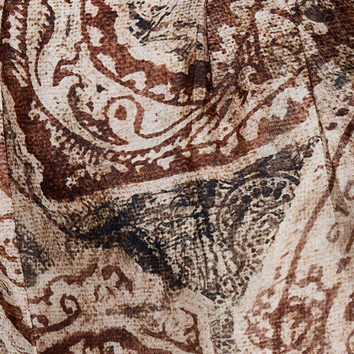 Splash Smart Wide Leg Paisley Print Trousers-women-clothing-bottoms-trousers-image-2