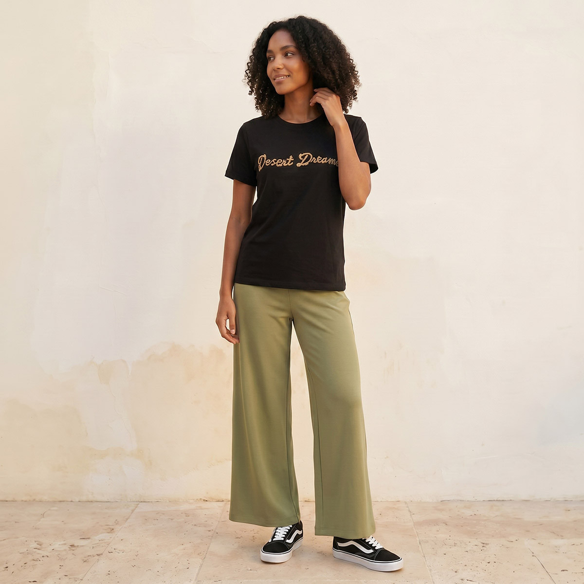 Splash Smart Cotton T-shirt with Embellished Detail-women-clothing-tshirts-image-3