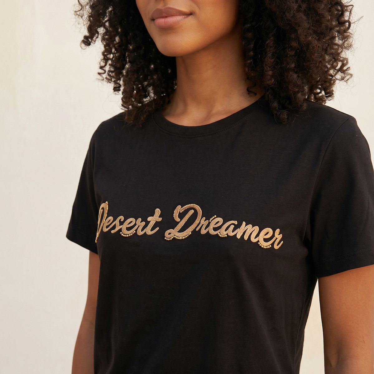 Splash Smart Cotton T-shirt with Embellished Detail-women-clothing-tshirts-image-6