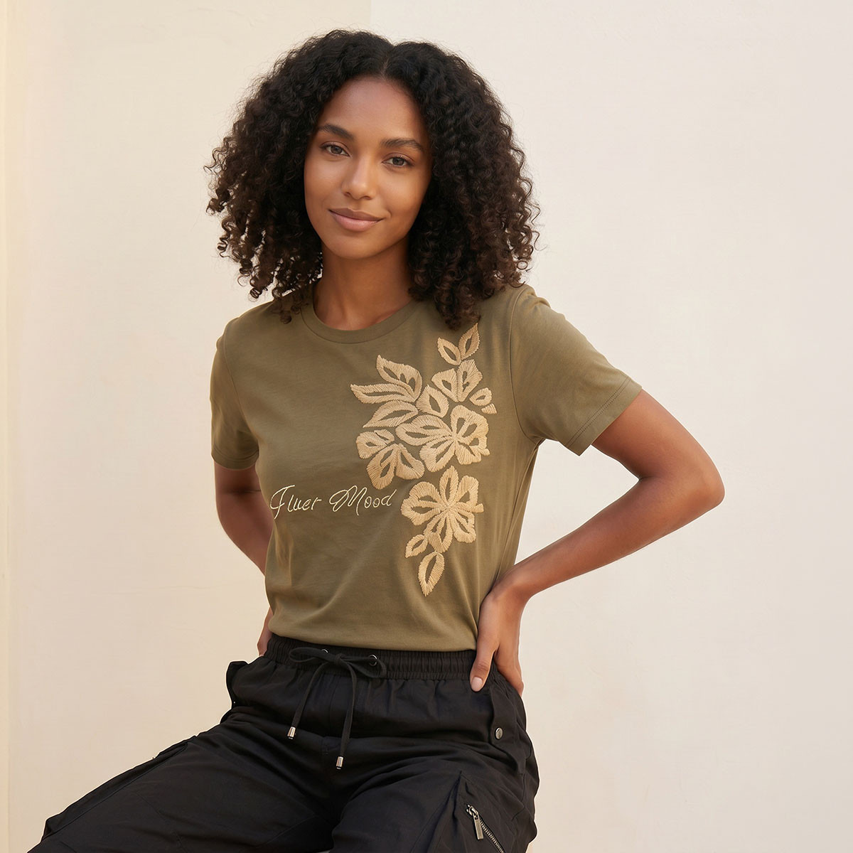 Splash Smart Cotton Embroidered T-shirt-women-clothing-tshirts-image-5