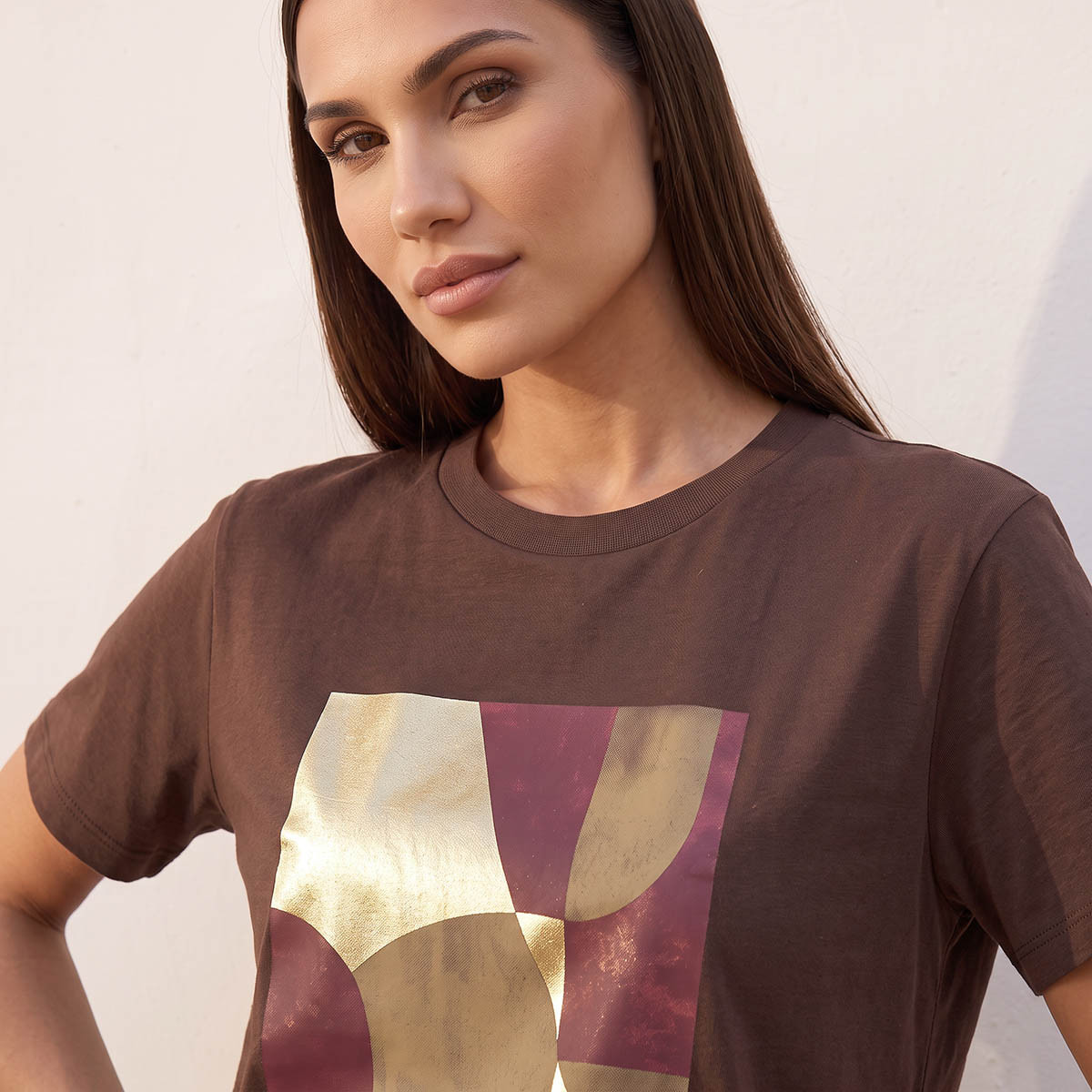 Splash Smart Cotton T-shirt with Graphic Print-women-clothing-tshirts-image-8
