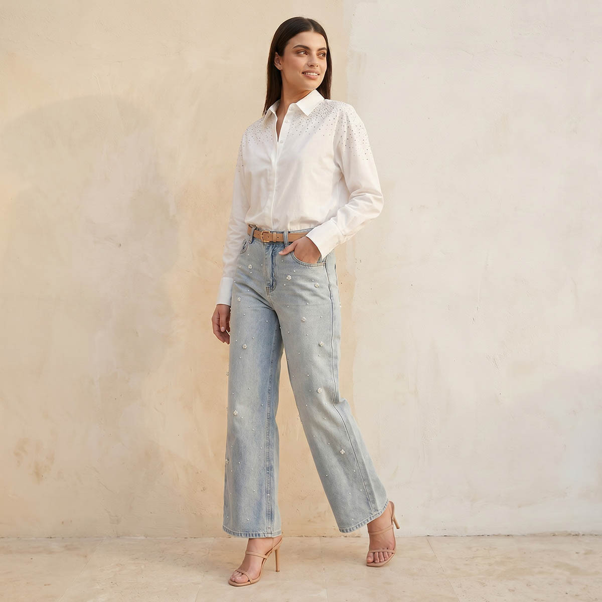 Splash Smart Cotton Shirt with Embellishment-women-clothing-shirtsandblouses-shirts-image-5