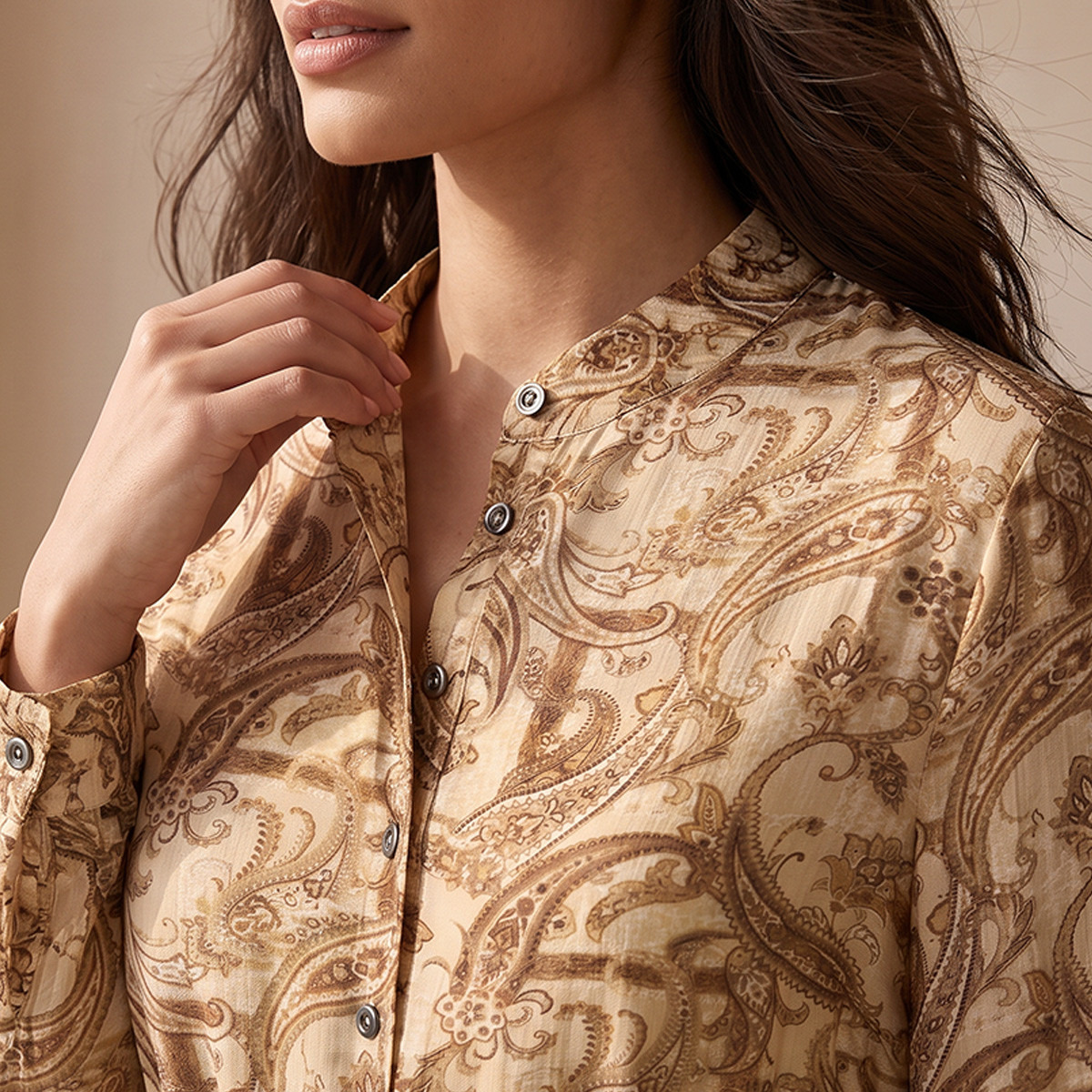 Splash Smart Paisley Print Midi Dress with Elasticated Waist-women-clothing-dresses-image-7