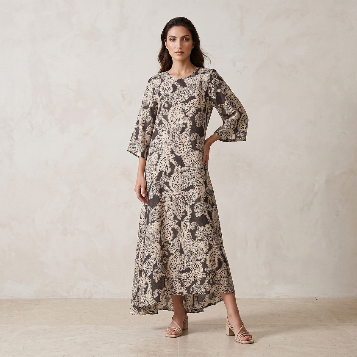 فستان ماكسي ترابيز بنقشة بيزلي من سبلاش سمارت-women-clothing-dresses-image-4