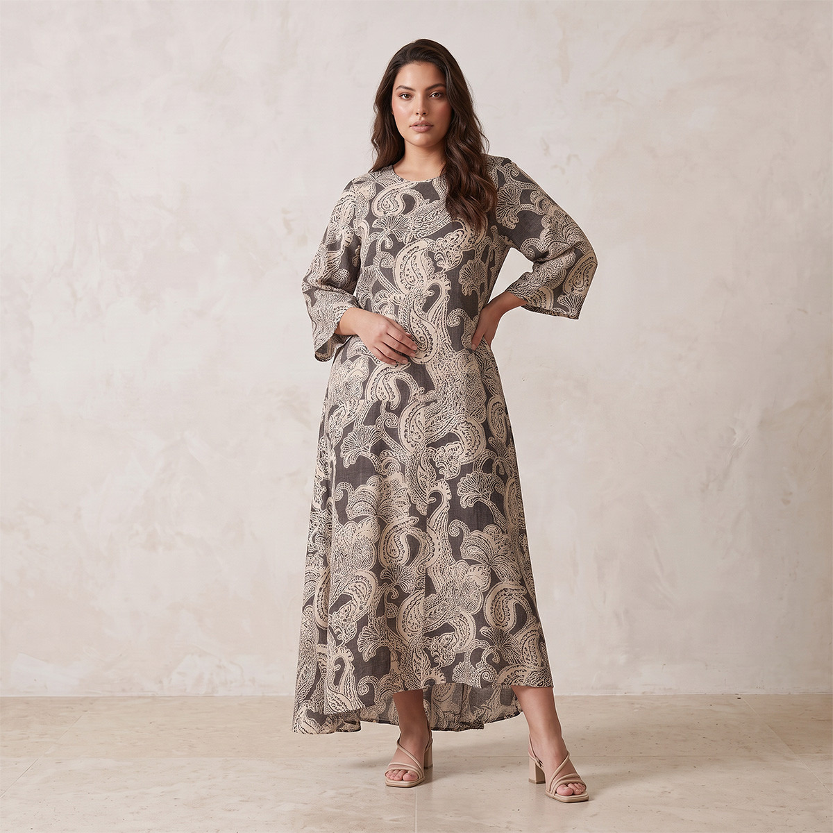 فستان ماكسي ترابيز بنقشة بيزلي من سبلاش سمارت-women-clothing-dresses-image-2