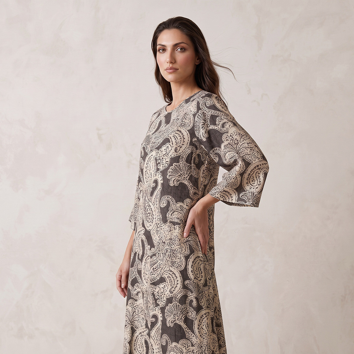 فستان ماكسي ترابيز بنقشة بيزلي من سبلاش سمارت-women-clothing-dresses-image-6
