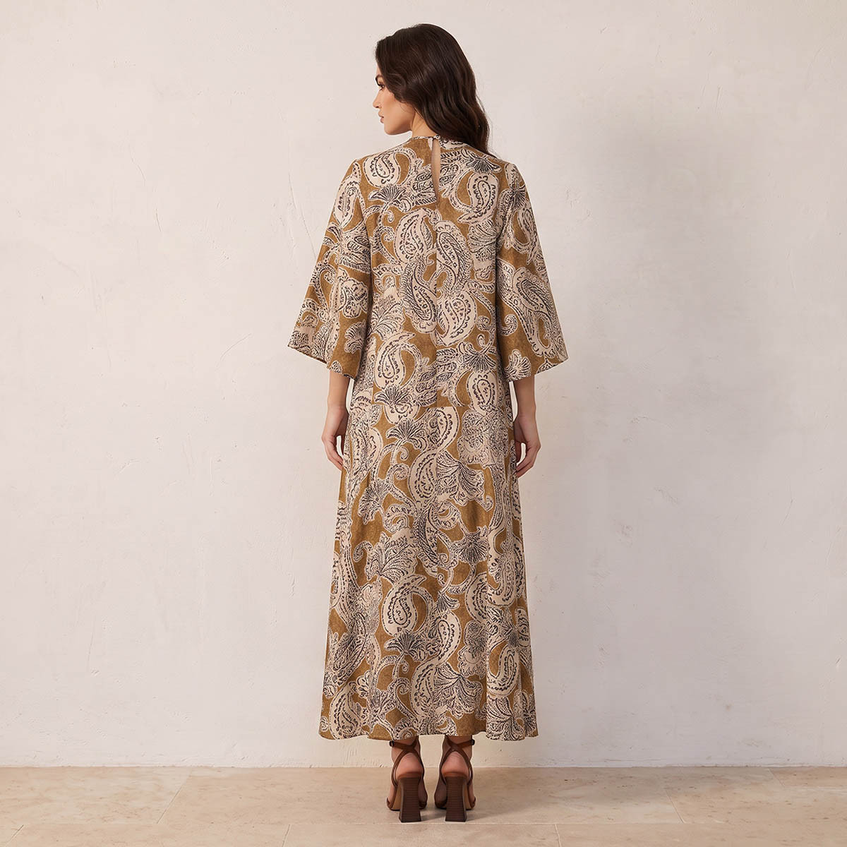 Splash Smart Paisley Print Trapeze Maxi Dress-women-clothing-dresses-image-5