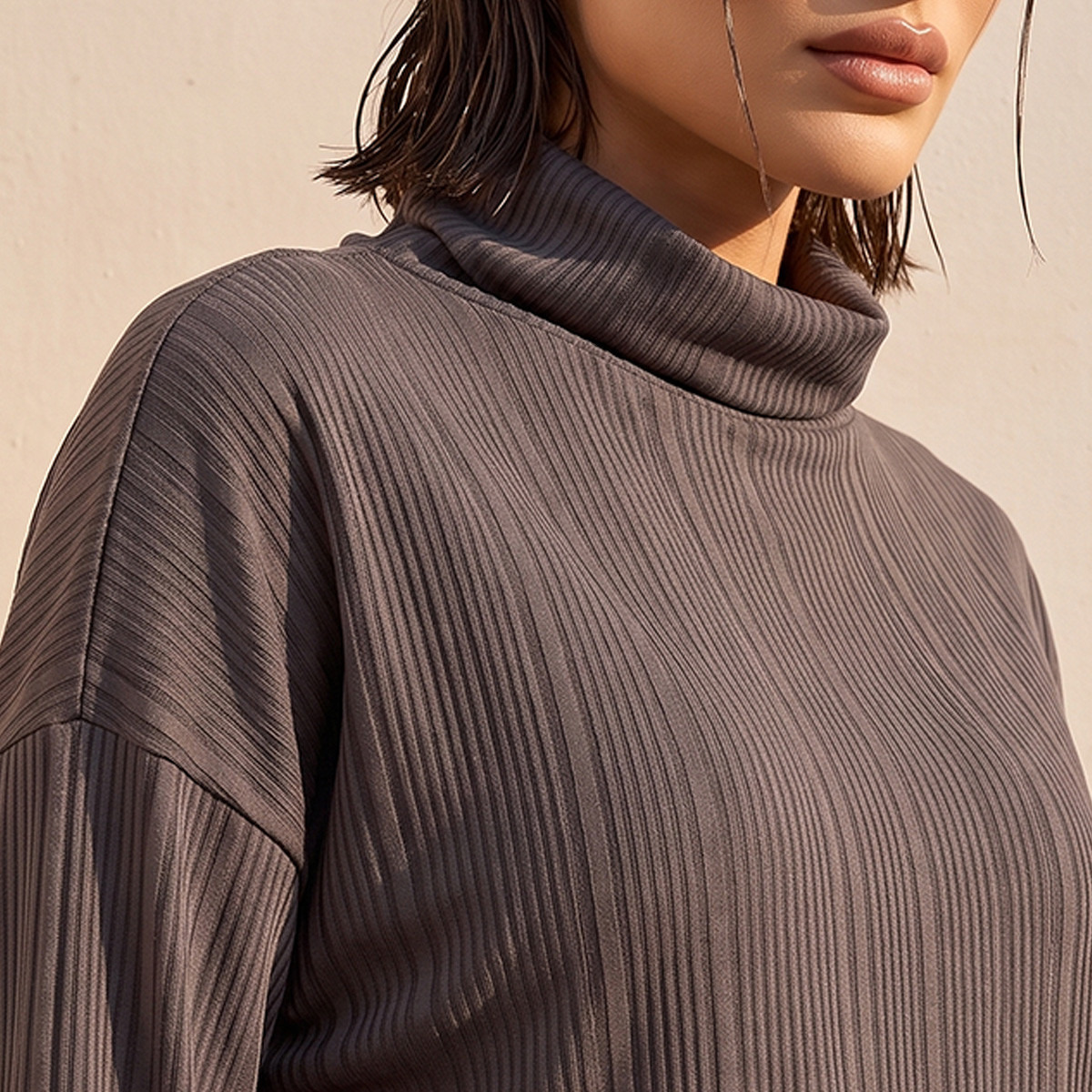 بلوزة بياقة عالية وقصة مريحة من سبلاش سمارت-women-clothing-shirtsandblouses-blouses-image-6